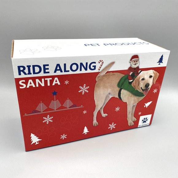 Ride Along Santa 🎅 - Christmas Dog Accessory - Picture 4 of 5